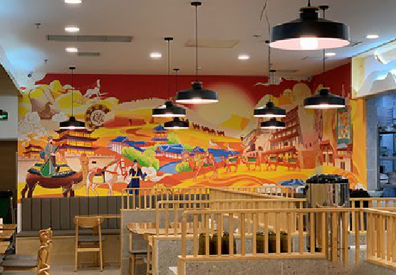 新晃商业空间彩绘介绍。