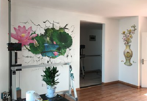 新晃墙体彩绘相比墙纸的优势。