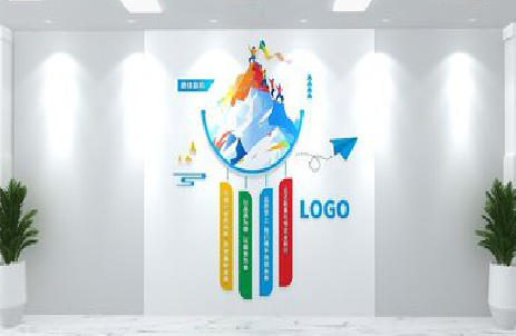 新晃公司企业形象墙的工艺材料有哪些?