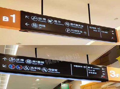 新晃如何通过商场标识牌引导客流分布?