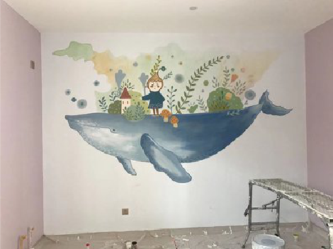 新晃手绘墙的特点及优势。